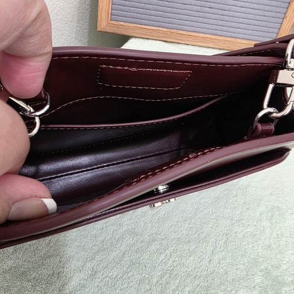 Authentic House Of Little Bunny Sushi Wallet On Chain Bag In Burgundy - Picture 5 of 6